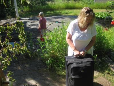 Nu är det definitivt, väskorna är packade ...